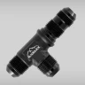 T-piece bulkhead AN union adapters